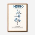 thumbnail image 1 of Indigo Botanical Canvas Wall Art &ndash; Minimalist Blue Flower Print, 1 of 10