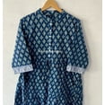 thumbnail image 1 of Indigo Buti Printed Dress,Sketer Circle Dress, Flapper Dress, Blousen Dress ,Short Dress, 1 of 6