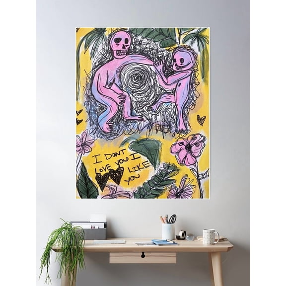 Indigo De Souza I Dont Love U Poster Wall Art Modern Wall Decor Wall Art Home Decor Office Wall Art