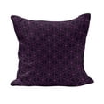thumbnail image 1 of Indigo Fluffy Throw Pillow Cushion Cover, Oriental Design with Floral Swirl Leaf Details Image Print, Rectangle Accent Pillow Case, 36" x 16", Eggplant Purple, by Ambesonne, 1 of 5