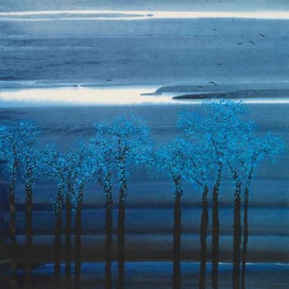 Indigo Forest I Poster Print by Llc Urban Pearl Collection (24 x 24)