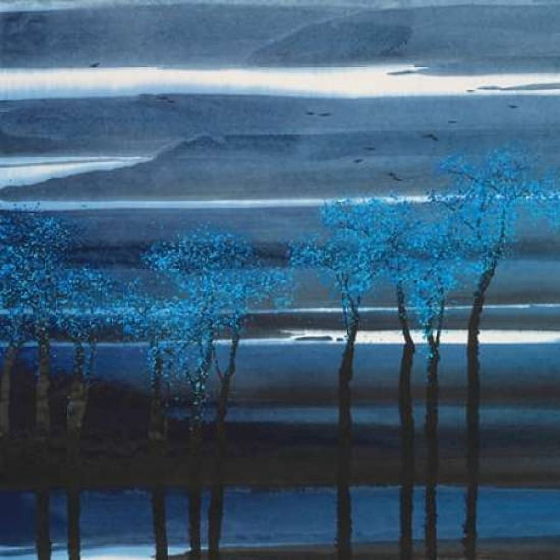 Indigo Forest II Canvas Art - Llc Urban Pearl Collection (24 x 24)
