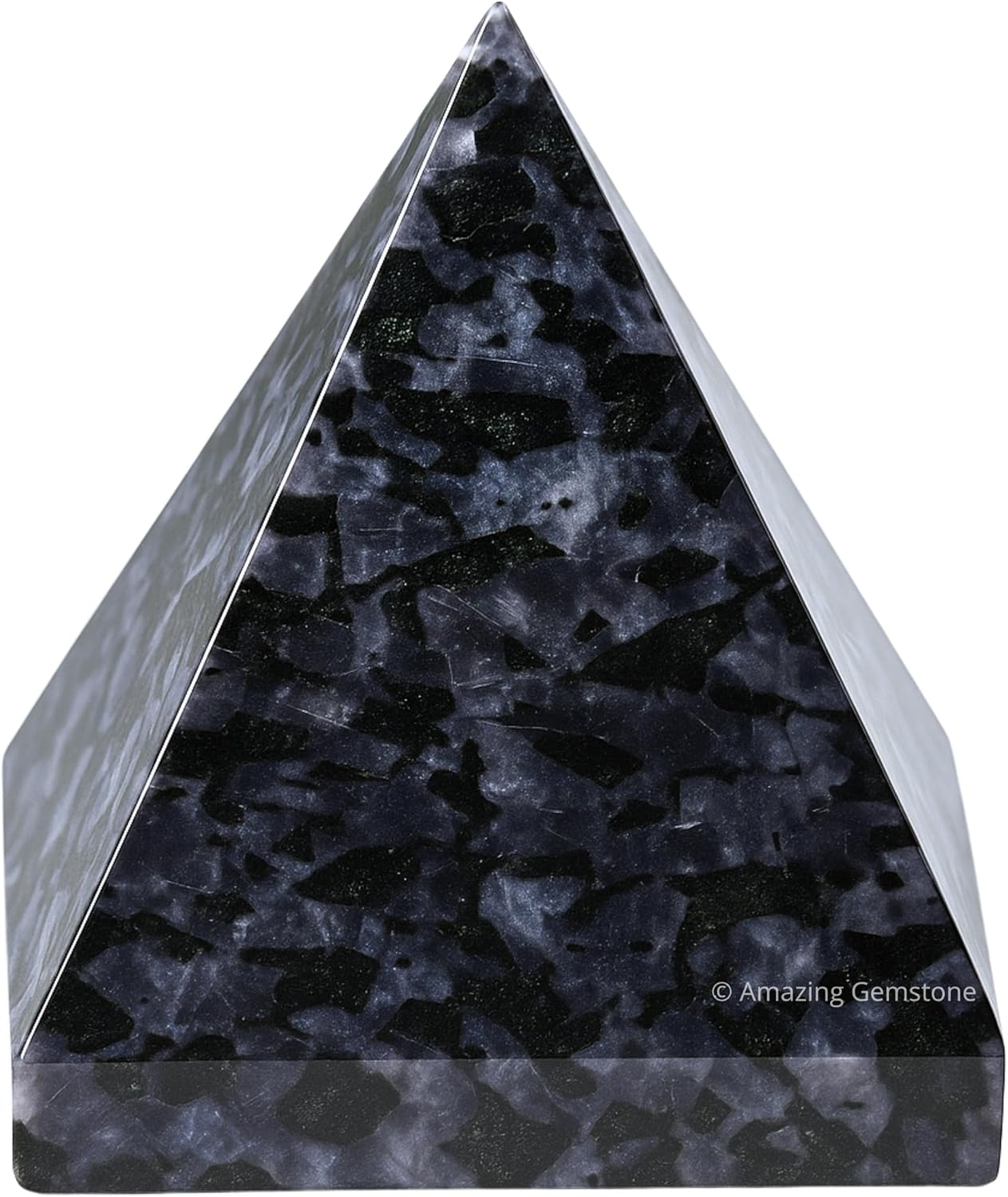 Indigo Gabbro Pyramid Crystal Healing Stones - 1
