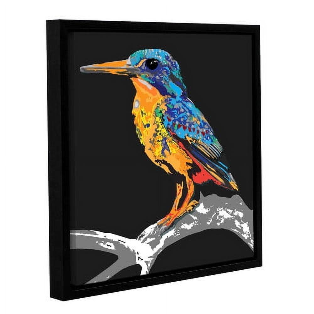 Indigo Gallery Wrapped Floater-framed Canvas
