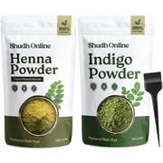 Indigo & Henna Powder Combo Hair Color - 7 Oz 3.5 Oz Each
