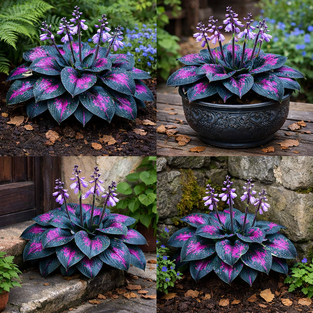Indigo Hosta-Bulbs For Planting-Premium Garden Stakes Perfect for