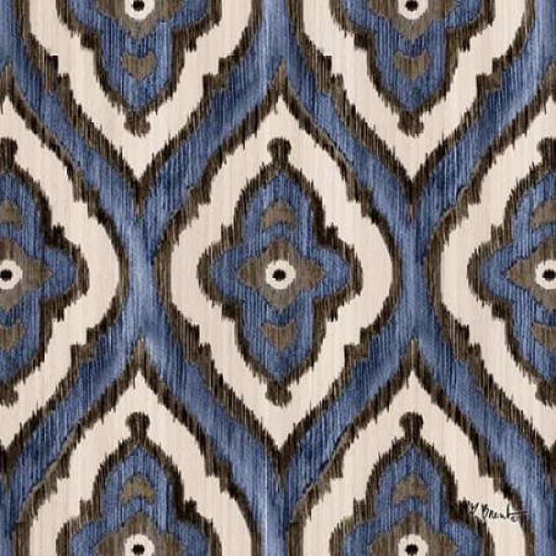 Indigo Ikat III Canvas Art - Paul Brent (24 x 24)