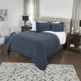 thumbnail image 1 of Indigo King Size 100 Percent Cotton 300 Thread Count Machine Washable Down Alternative Comforter, 1 of 1
