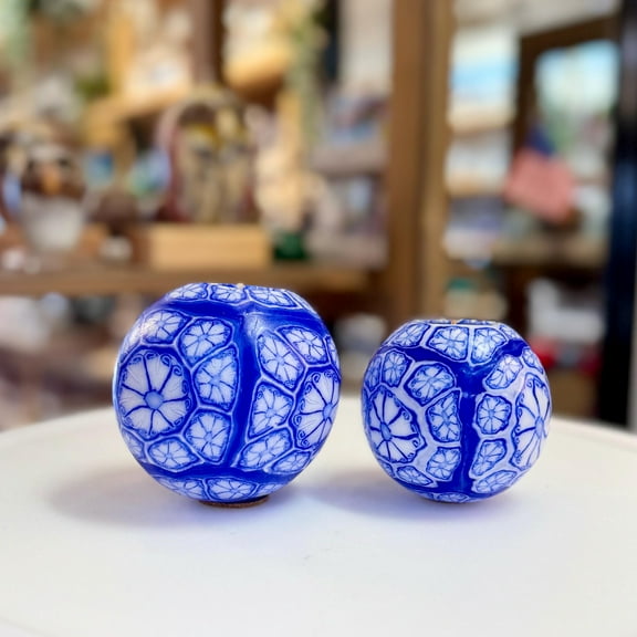 Indigo Lace, Handcrafted Pure Wax Scented Candle, Unique Gift Ideas for Moms and Dads, Family and Friends, Weddings gift ideas Made in USA