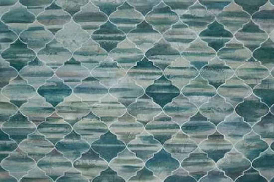 Indigo Lattice Canvas Art - Art Atelier Alliance (12 x 18)