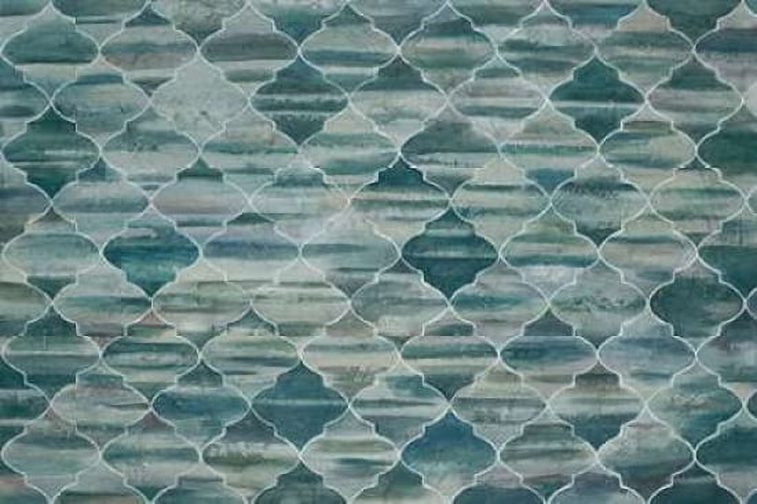Indigo Lattice Canvas Art - Art Atelier Alliance (24 x 36)
