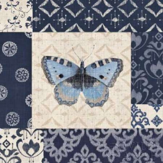 Indigo Nature II Canvas Art - Daphne Brissonnet (24 x 24)