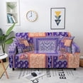 thumbnail image 1 of Indigo Paisley Pattern Sofa Universal Slipcover Elastic Non-slip Couch Cover Home r Protector 1/2/3/4 Seater Housse Canapé, 1 of 5