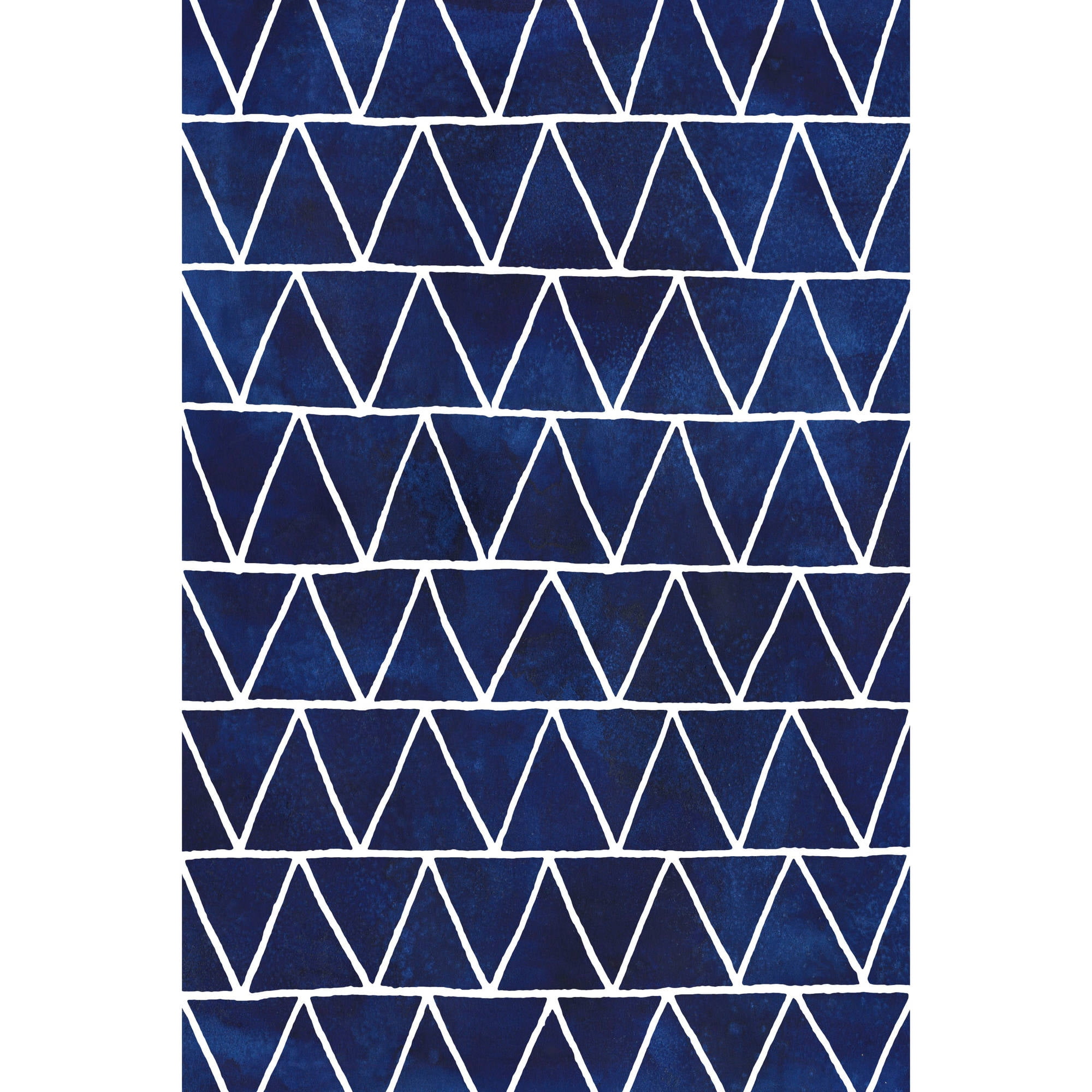 "Indigo Pattern IV" Painting Print on Wrapped Canvas