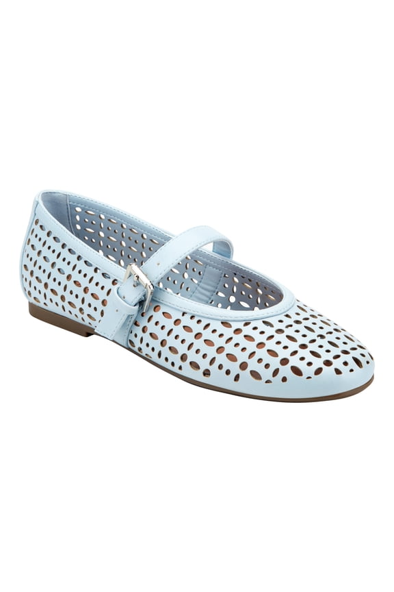 Women's Dottey Perforated Mary Jane Flat