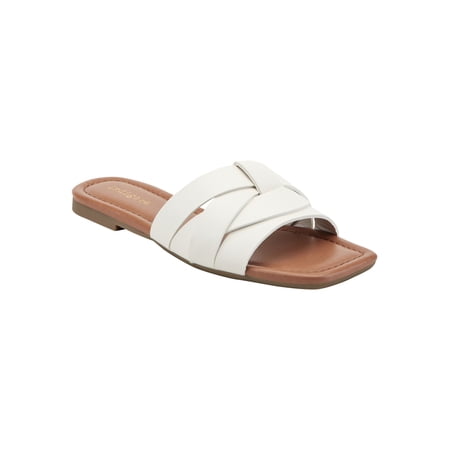 indigo rd Women's Flyta Slide On Flat Sandal
