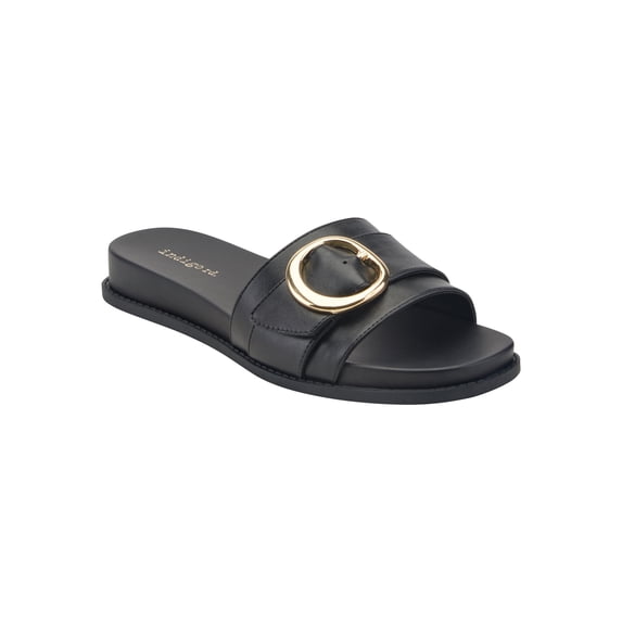 indigo rd Women's Tresa Slide On Footbed Buckle Sandal