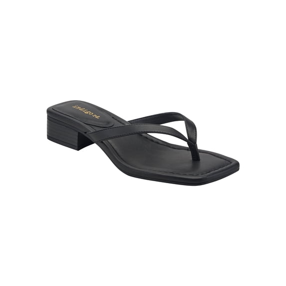 indigo rd Women's Yurma Slide On Thong Block Heel Sandal
