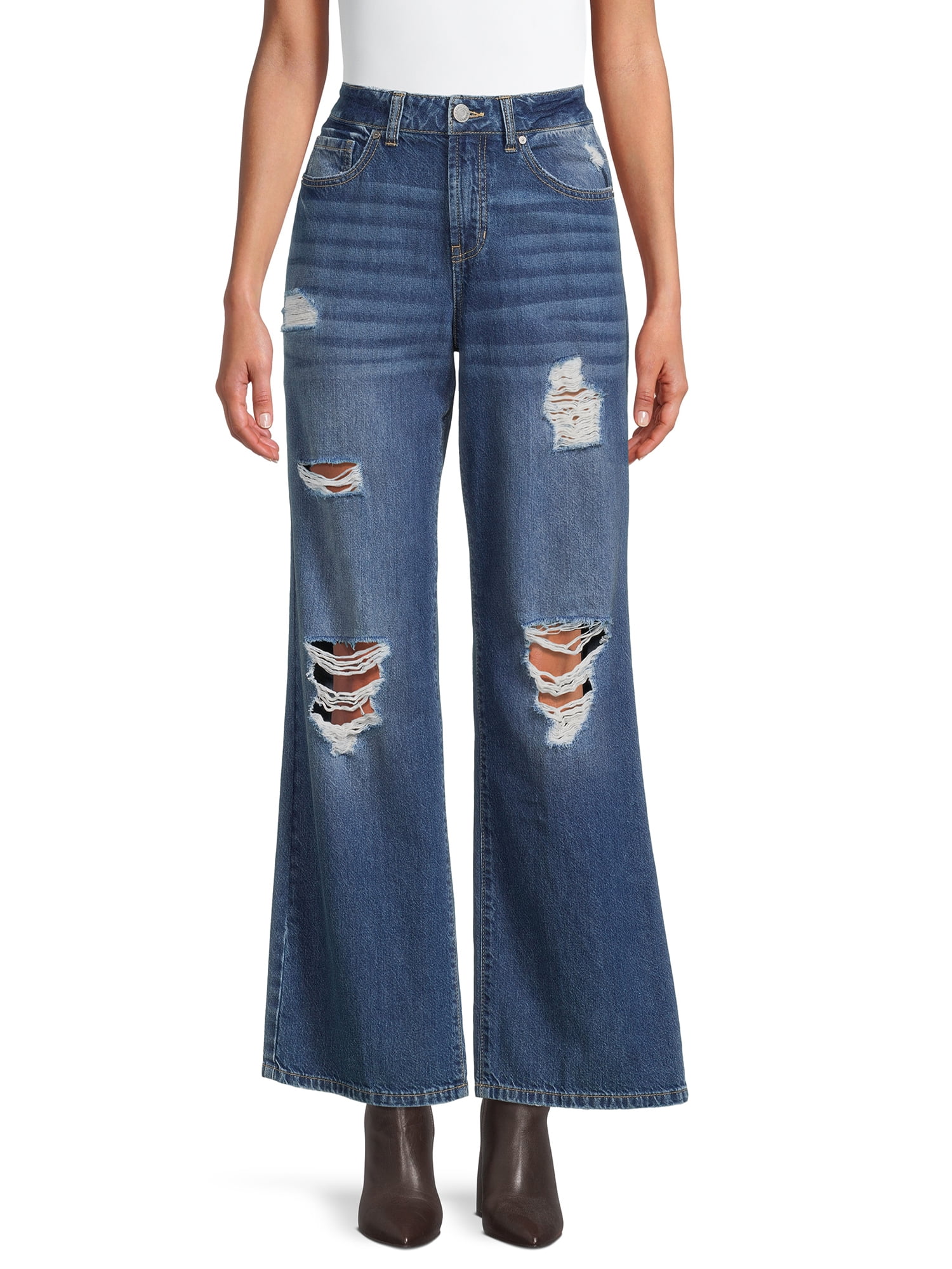 Indigo Rein Junior's High Rise Skater Jeans