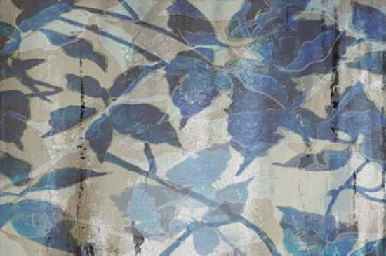 Indigo Shadows Canvas Art - Patricia Pinto (24X36)
