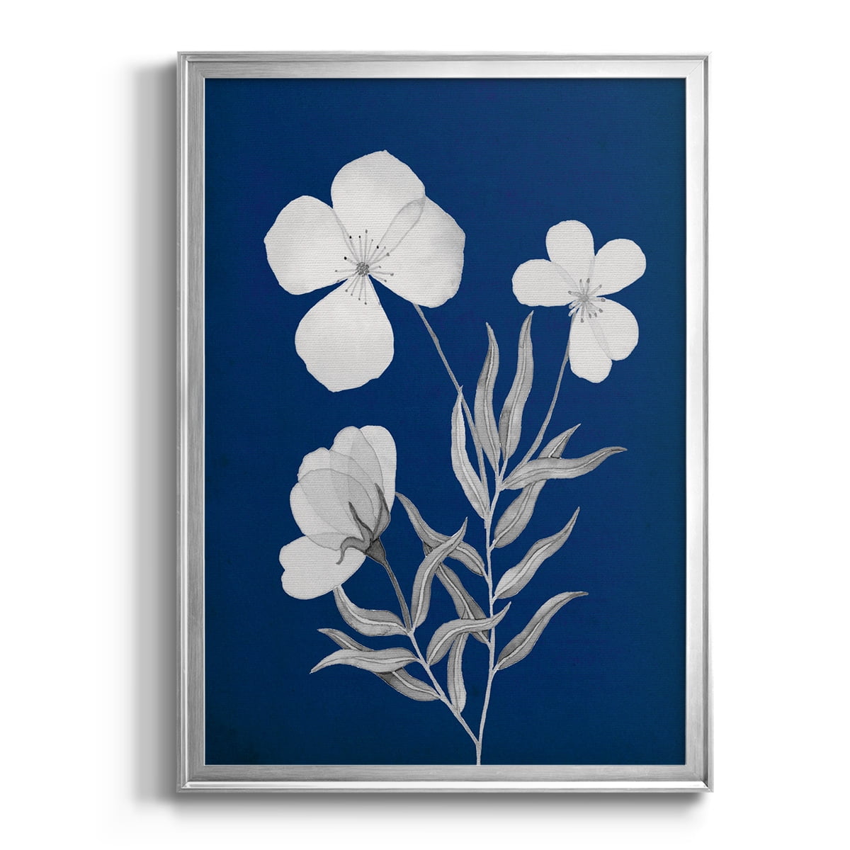 Indigo Sketch I Premium Framed Print - Ready to Hang