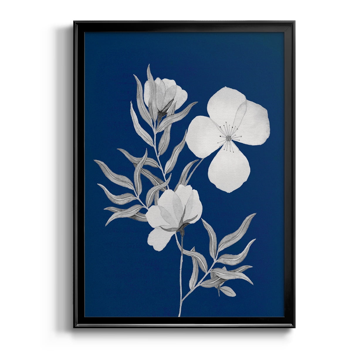 Indigo Sketch II Premium Framed Print - Ready to Hang