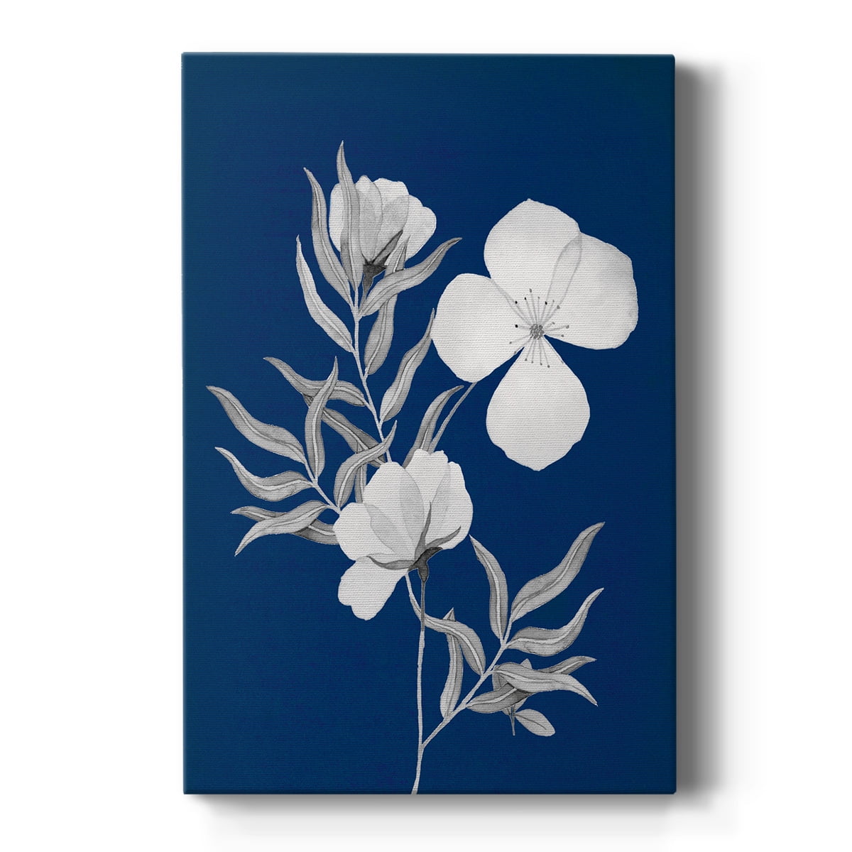 Indigo Sketch II Premium Gallery Wrapped Canvas - Ready to Hang