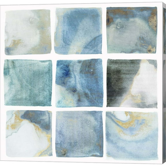 Indigo Squares II by Isabelle Z, Canvas Wall Art, 12W x 12H