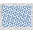 thumbnail image 1 of Indigo Tapestry, Indian Paisley Decor with Floral Leaves Print on Raindrops, Wall Hanging for Bedroom Living Room Dorm Decor, 60W X 40L Inches, Turquoise Sky Blue and Navy Blue, by Ambesonne, 1 of 1