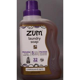 新品　zum laundry soap フランキンセンス&ミルラ 4本セット ツム・クリーン®, アロマ・ランドリーソープ, 乳香 & ミルラ, 32