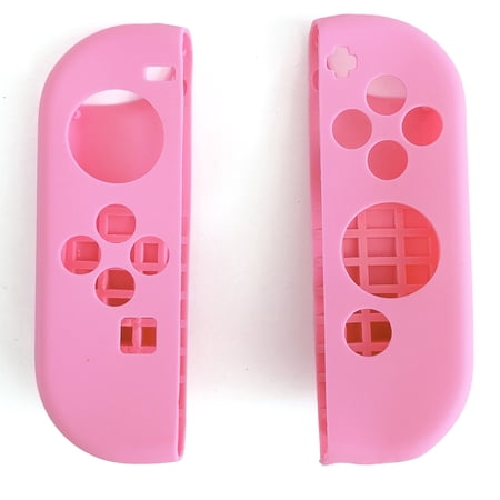 Indigo7 Authorized Nintendo Switch Joy-Con Controller Deluxe Gel Grip Protector Cover - Pair (Pink)