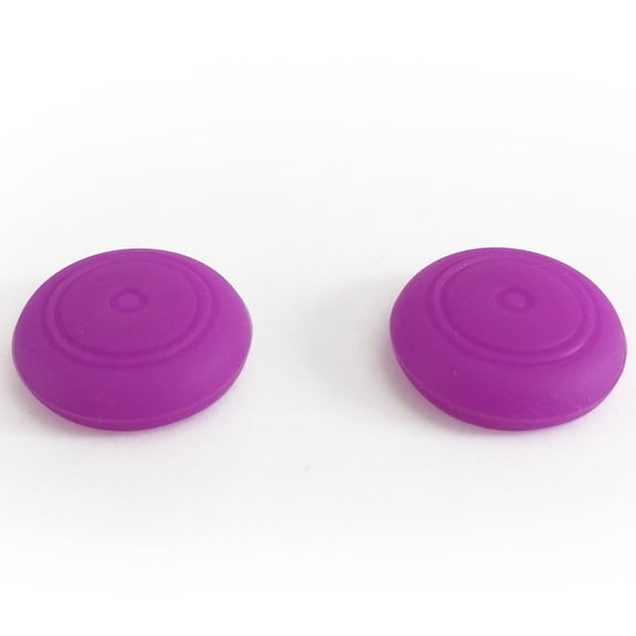 Indigo7 Authorized for Nintendo Switch Thumbstick Grip Caps and Protector Covers for Joy-Con Controller - Small (Purple)