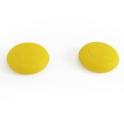 Indigo7 Authorized for Nintendo Switch Thumbstick Grip Caps and Protector Covers for Joy-Con Controller - Small (Yellow)