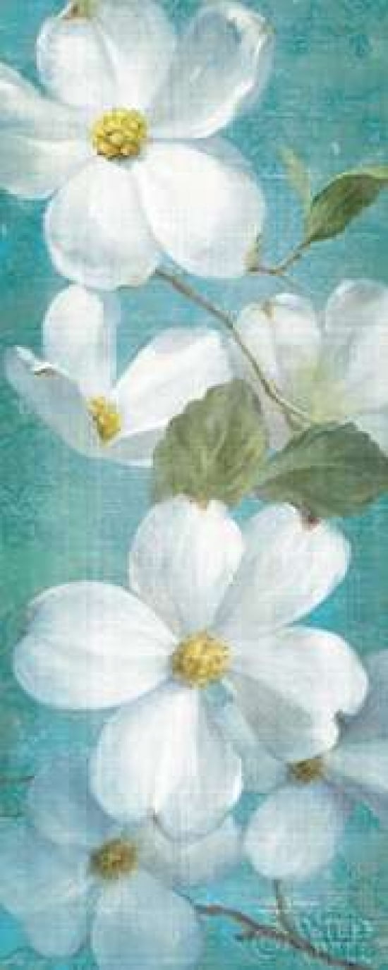 Indiness Blossom Panel Vinage I Canvas Art - Danhui Nai (10 x 20)