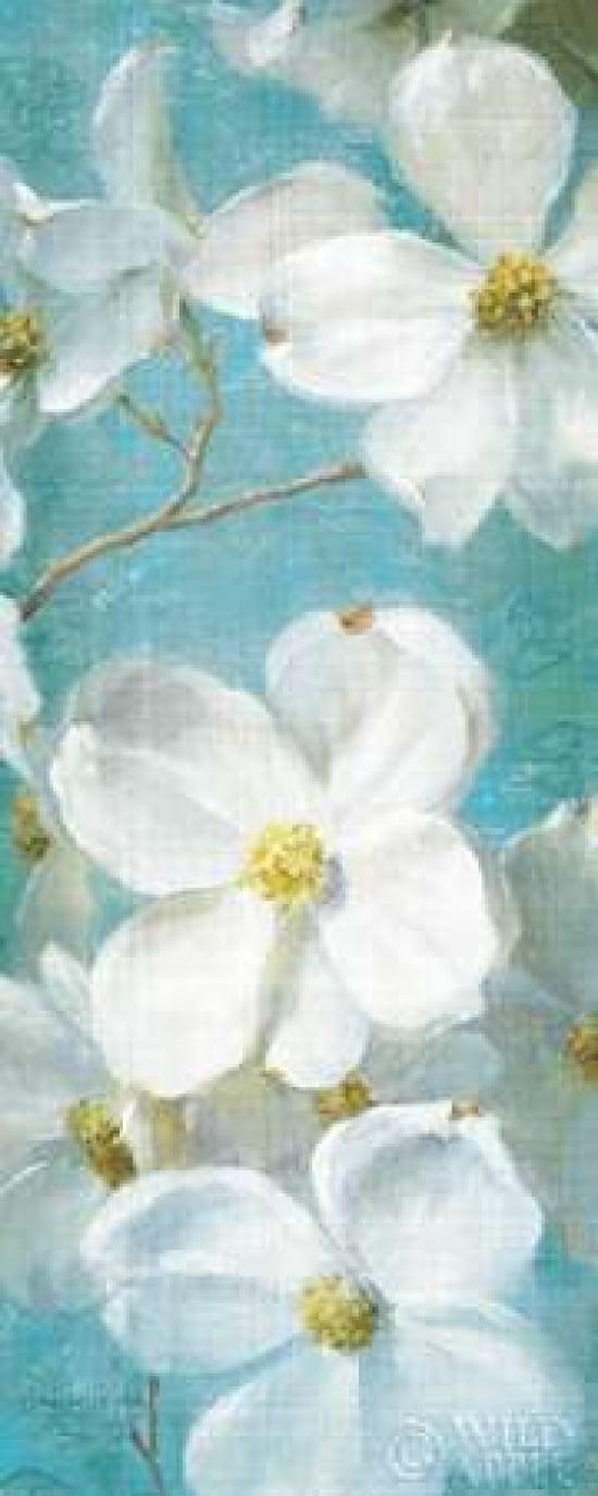 Indiness Blossom Panel Vinage II Canvas Art - Danhui Nai (24 x 48)