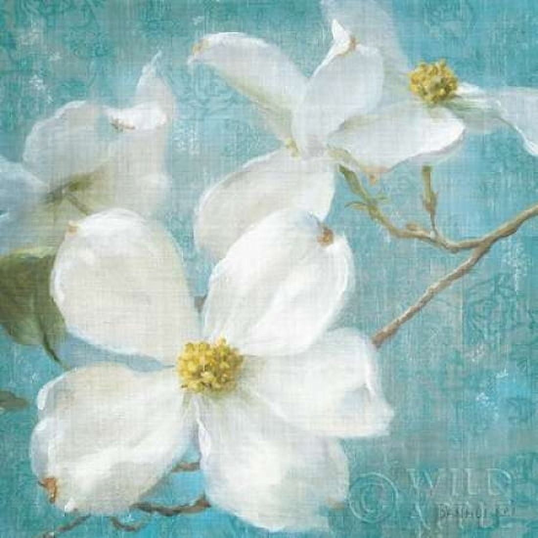 Indiness Blossom Square Vintage I Canvas Art - Danhui Nai (24 x 24)