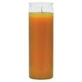 thumbnail image 1 of Indio 7 Day Glass Plain Color Glass Candles 8" Tall - Gold, 1 of 1