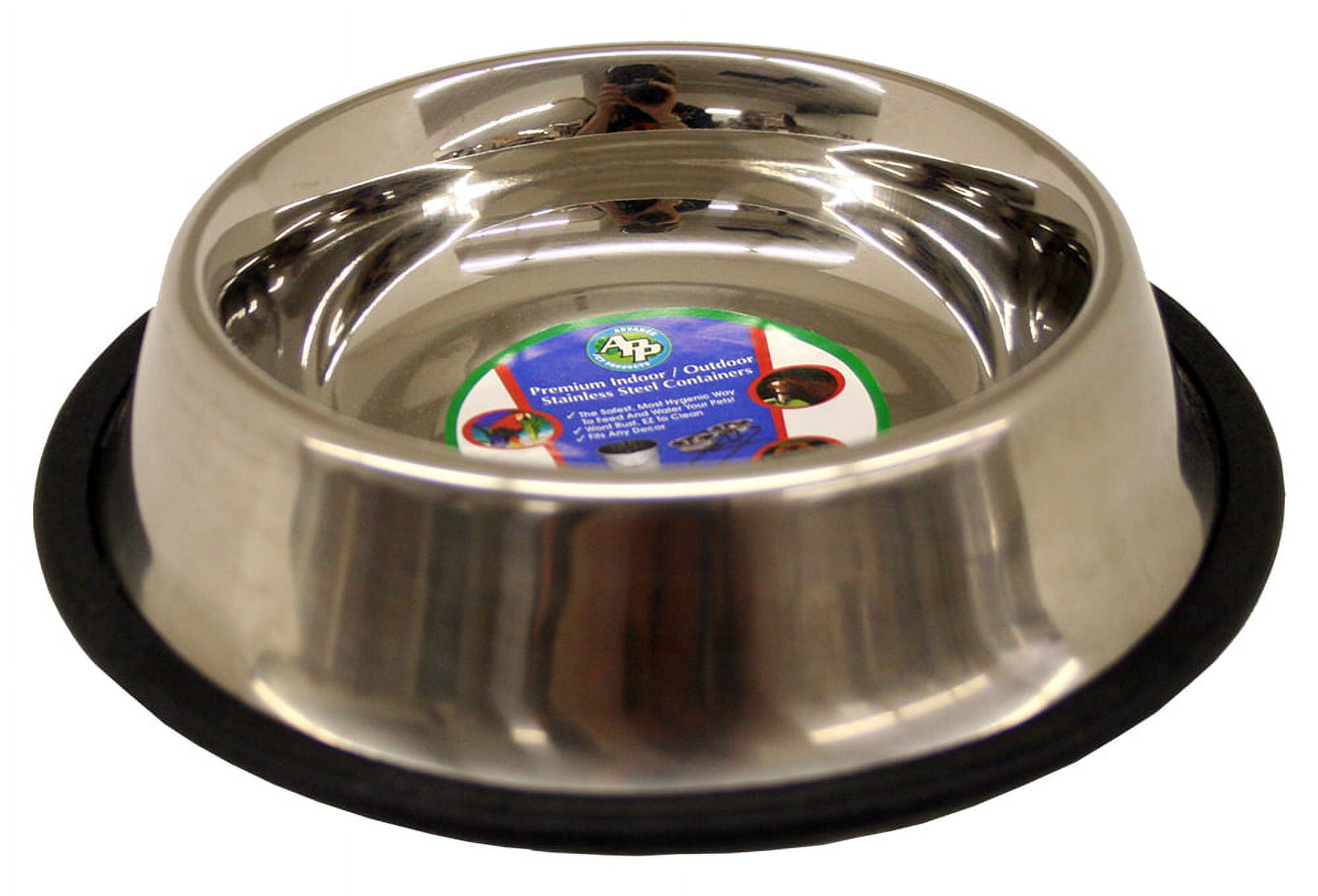 Indipets Stainless Steel No-Tip Dog Bowl 16 OZ - image 1 of 2