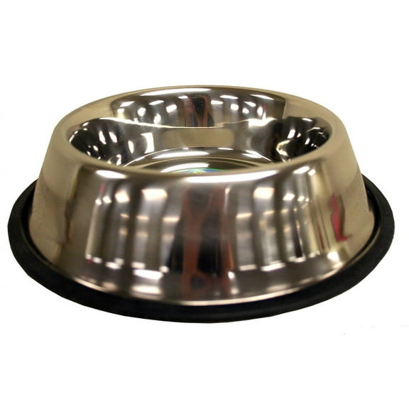 Indipets Stainless Steel No-Tip Dog Bowl 32 OZ