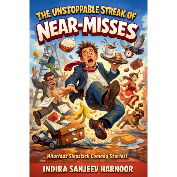 Indira Sanjeev Harnoor's Comedy The Unstoppable Streak of Near-Misses, Book 1, (Paperback)