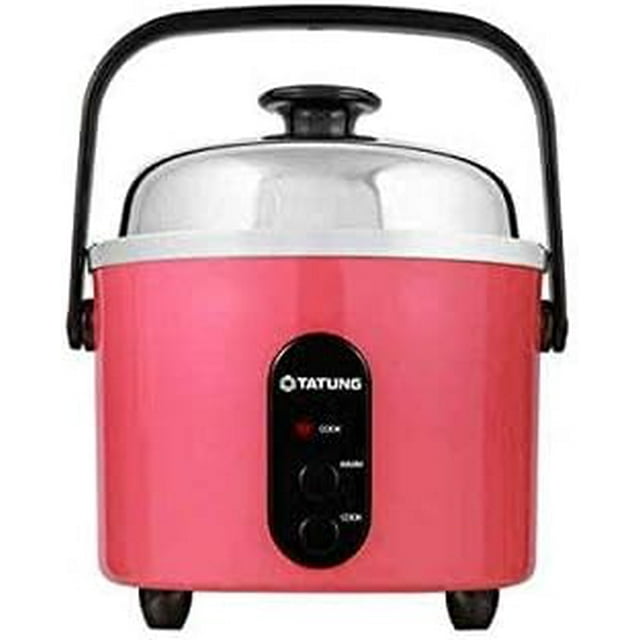 Indirect MultiFunctional Mini Rice Cooker, Steamer And Warmer, Peach