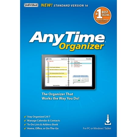 Individual AnyTime Organizer Standard 16 (Email Delivery)