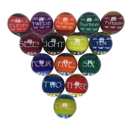 Individual Clear Hobbit Billiards Ball