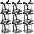 thumbnail image 1 of Individual Cupcake Holders 30 Pcs Transparent Box Bulk Cheesecakes Perfect Fit Carrier, 1 of 6