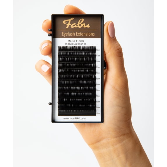 Individual Eyelash Extensions C Curl, MIX TRAY (10mm-16mm)