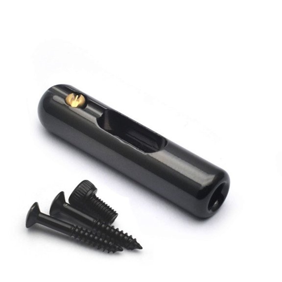 Individual Guitar Tube Bridge 41.5x8.5mm in Black/Golden/Silver Color Option Metal Bridge for Enhanced Sound Clarities