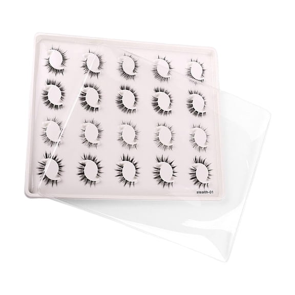 Individual Lashes Faux Lashes Wisps Artificial Fiber False Eyelashes A