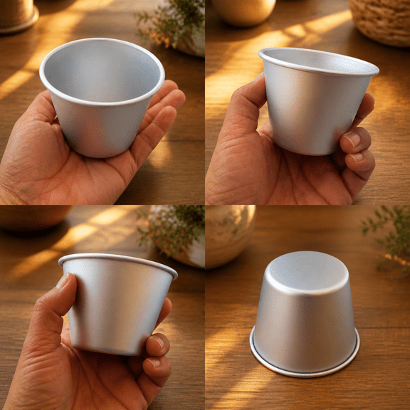 Individual Mini Baking Mold 2.9" x 2.2" 6-pack for muffins, cupcakes, popovers