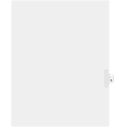 thumbnail image 1 of Individual Side Tabs Single Letters - Side Tab Q (Pack of 25), 1 of 1