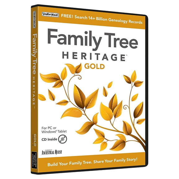 Individual Software Family Tree Heritage Gold CD